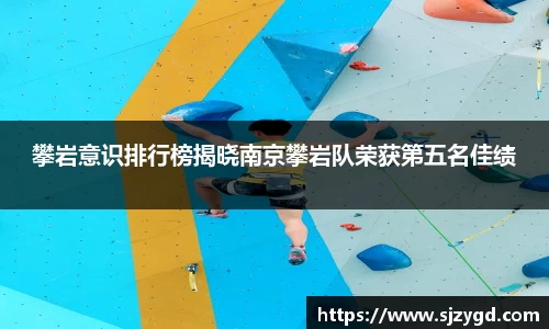攀岩意识排行榜揭晓南京攀岩队荣获第五名佳绩